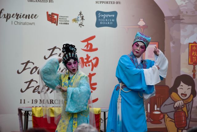 Chinatown Singapore Cantonese Opera Performance