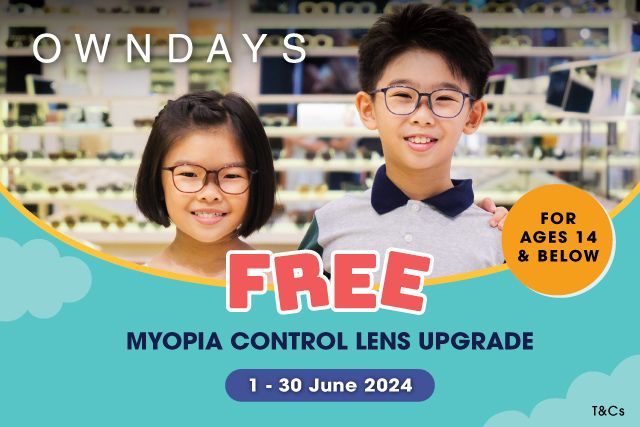 Free Myopia Control Lens Upgrade For Kids This June