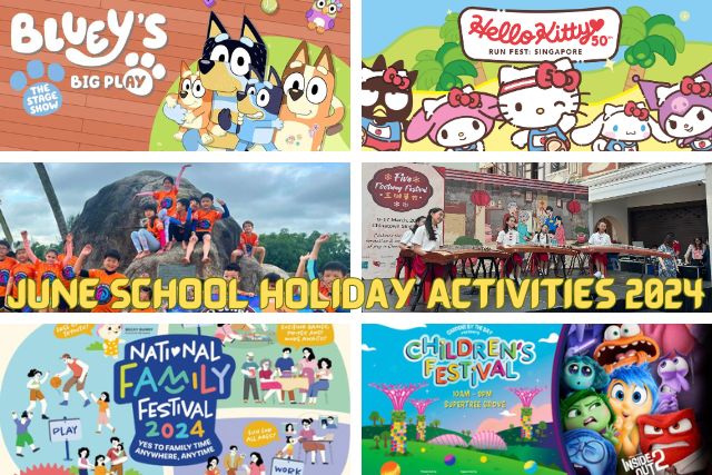 June School Holiday Activities for kids 2024