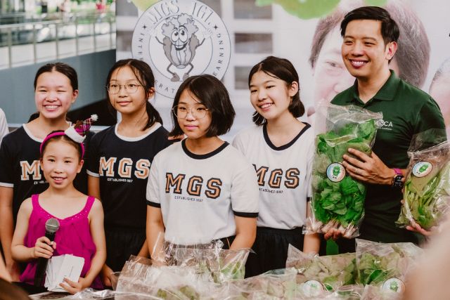 Marina Square Sustainable Kids Market MGS vegetables