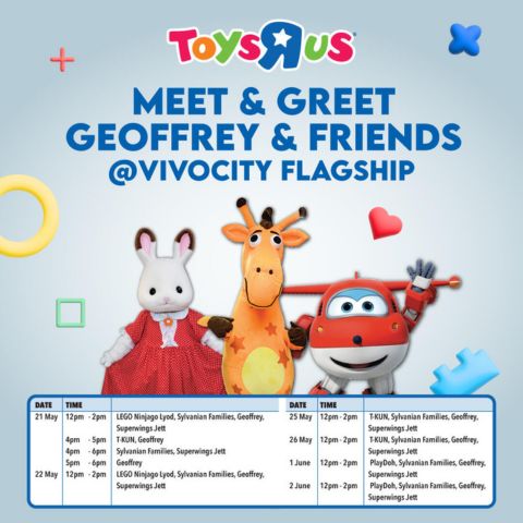 Meet & Greet Geoffrey & Friends VivoCity ToyRUs