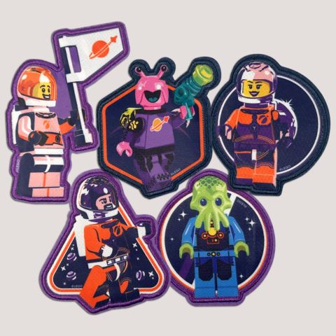 NEX LEGO Space Fabric Patches