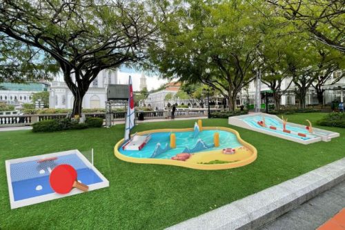 Capitol Singapore and CHIJMES Mini Golf Course