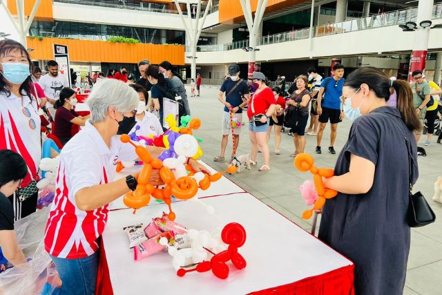 One Punggol National Day Celebrations Balloons