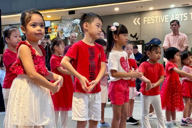 Our Tampines Hub Kids dressed up for National Day