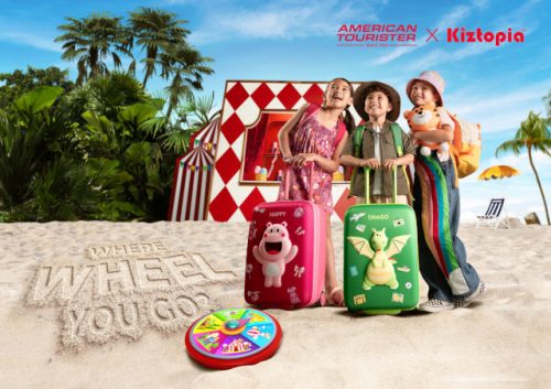 American Tourister Kiztopia backpack and luggage