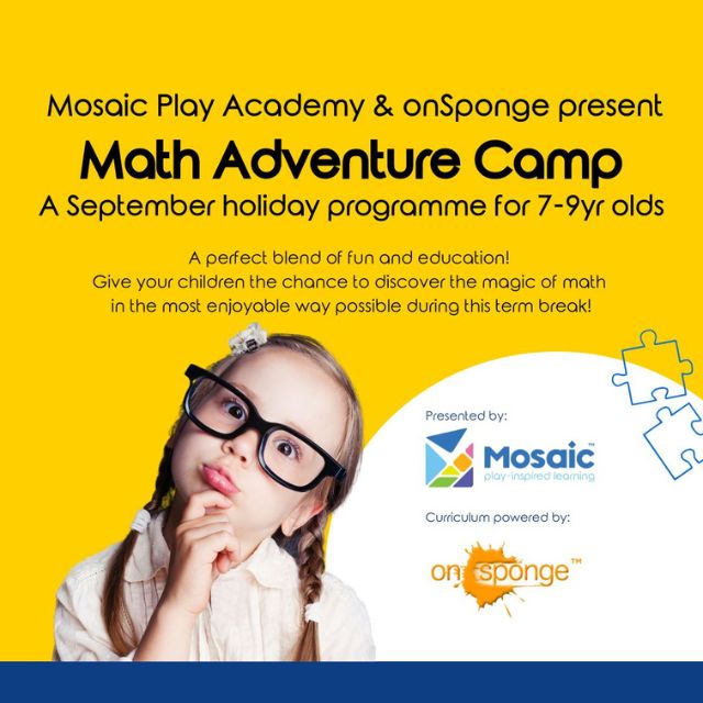 Mosaic Math September School Holiday Camp