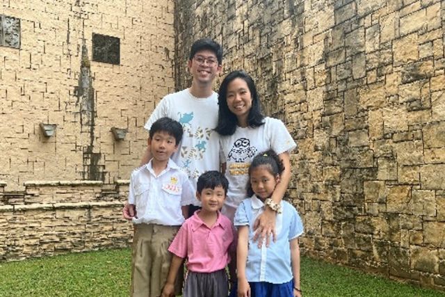 SHHK Preschool Wayne, Wen Rui, Flynn, Beth and Zac