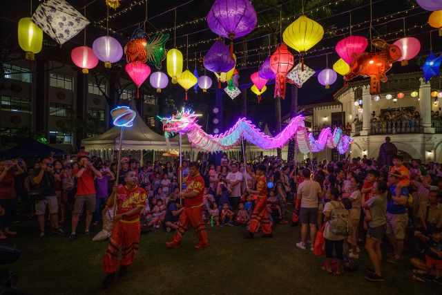 Wan Qing Mid-Autumn Festival Dragon Dance