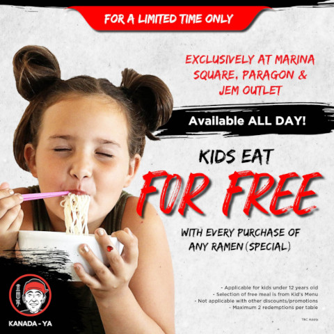 KANADA-YA Kid Eat For Free