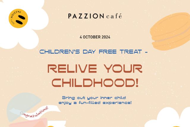 PAZZION Café Children's Day Promotion