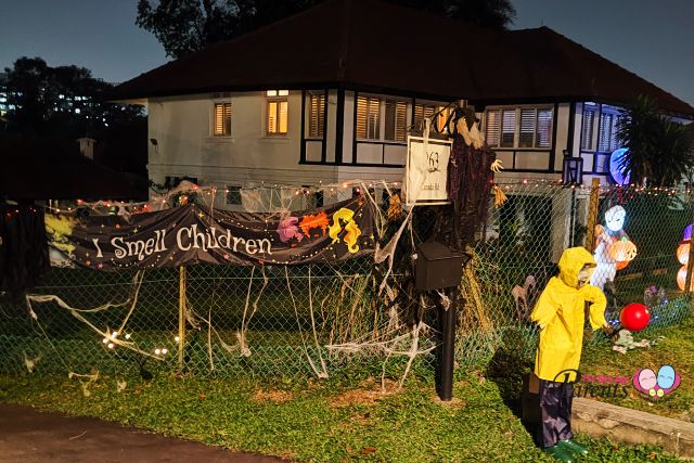 Sembawang Halloween Decorations Night