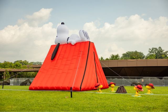 Snoopy doghouse at Mandai Wildlife West