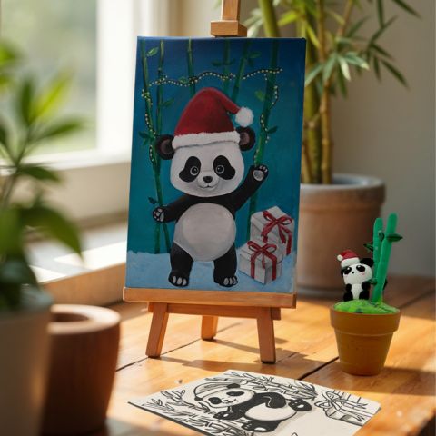 Achievers Arts Panda Painting