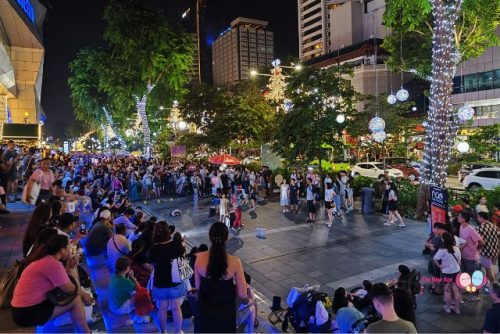 Busking at Orchard Road