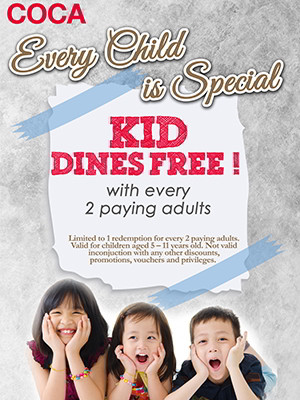 COCA Kids Eat Free