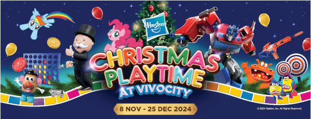 Celebrate Christmas with Hasbro Magic at VivoCity