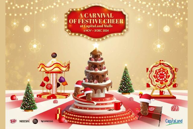 Asia’s First Chocolate and Coffee-Themed Christmas Carnival at CapitaLand Malls!