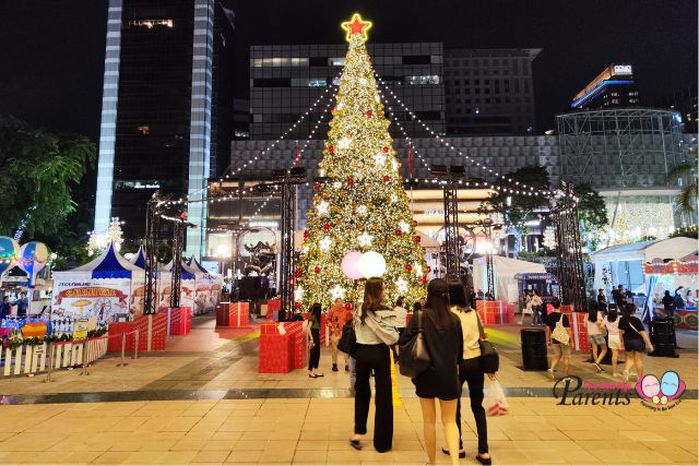 Snow fall at Orchard Road