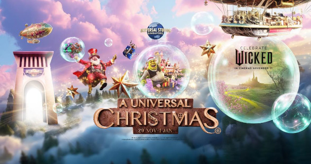 Experience a Wicked Good Holiday as A Universal Christmas Returns to Universal Studios Singapore