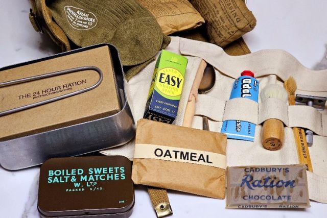 A Soldier's Kit - Field Rations during World War Two