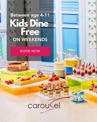 Carousel Royal Plaza on Scotts Kids Eat Free