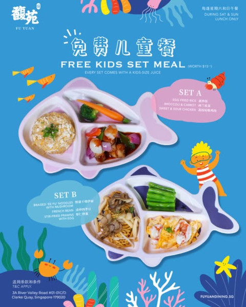 Fu Yuan Teochew Dining kids eat free