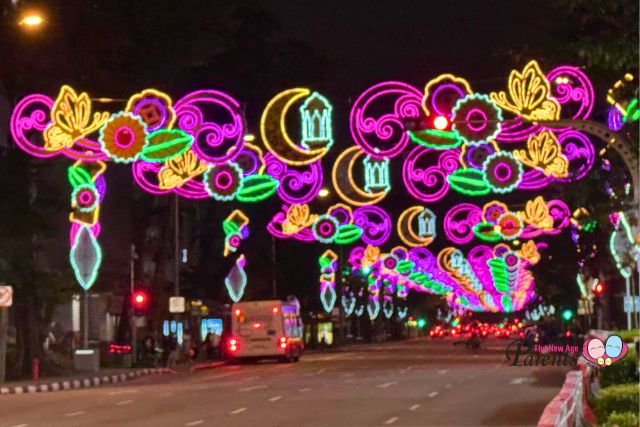 Geylang Serai Festive Street Light Up