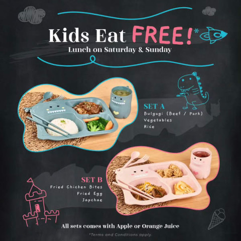 Hanjip Korean Grill House kids eat free