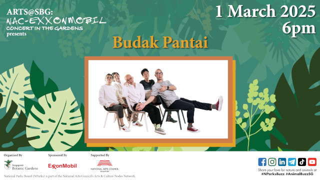 NAC-ExxonMobil Concert in the Gardens presents Budak Pantai