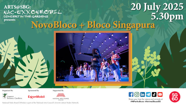 NAC‑ExxonMobil Concert in the Gardens NovoBloco + Bloco Singapura