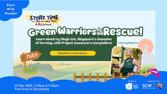 CMSG March School Holiday Storytelling Free