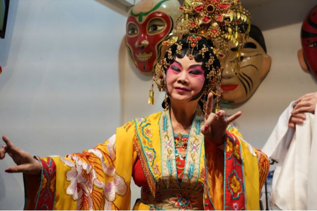 Chinese opera performance Chinatown