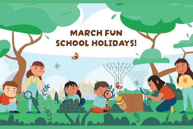 March school holidays Gardens by the Bay