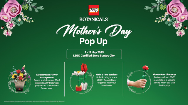 LEGO Group pop-up experience at Suntec City