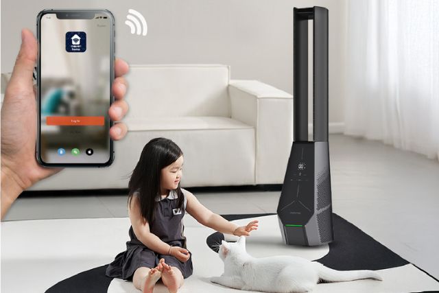 Mistral 42” DC Blade-Free Fan with Wi-Fi & Remote