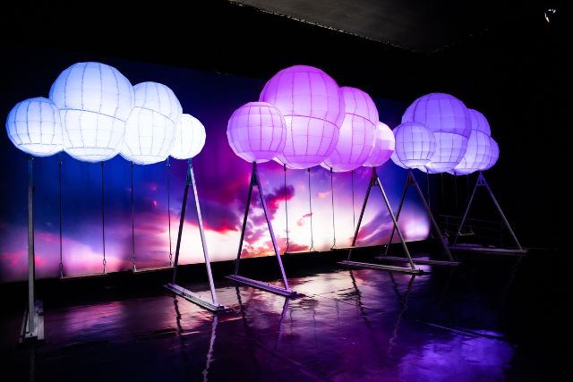Balloon Museum Cloud Swing