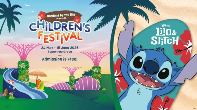 Gardens by the Bay Children’s Festival featuring Disney’s Lilo & Stitch