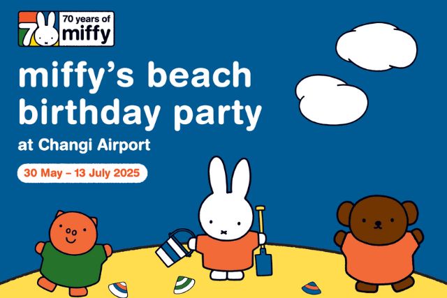 Miffy's Beach Birthday Party at Changi Airport