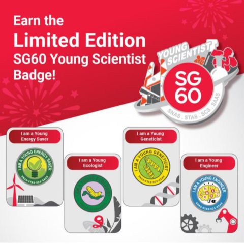 SG60 Young Scientist Badge