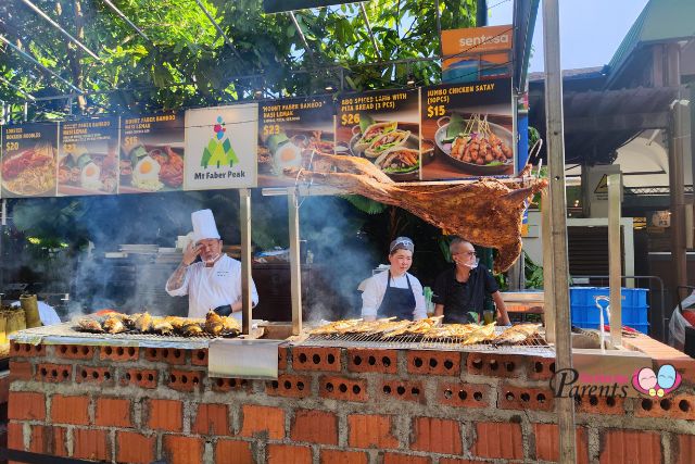 Sentosa Grillfest grilled food