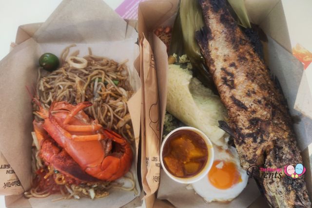 Sentosa Grillfest lobster nasi lemak