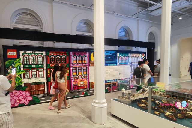 National Museum of Singapore LEGO mural