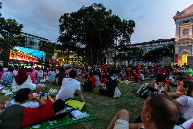 National Museum of Singapore Live Telecast of NDP