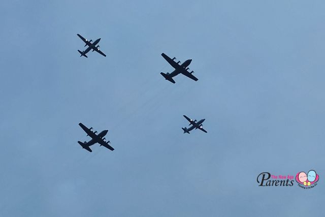 NDP Transport Formation Flypast