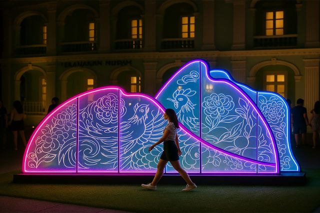 Skygazers Dreaming into the Past and Future Paradise Island at Armenian Street