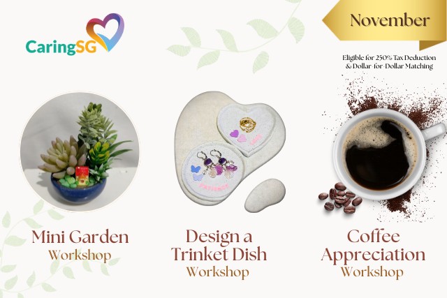 CaringSG November workshops