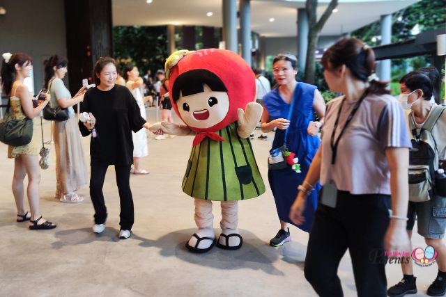 Gardens by the Bay SG60 Mid Autumn Ang Ku Kueh Girl Mascot