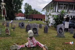 Halloween decorations at Sembawang 2025
