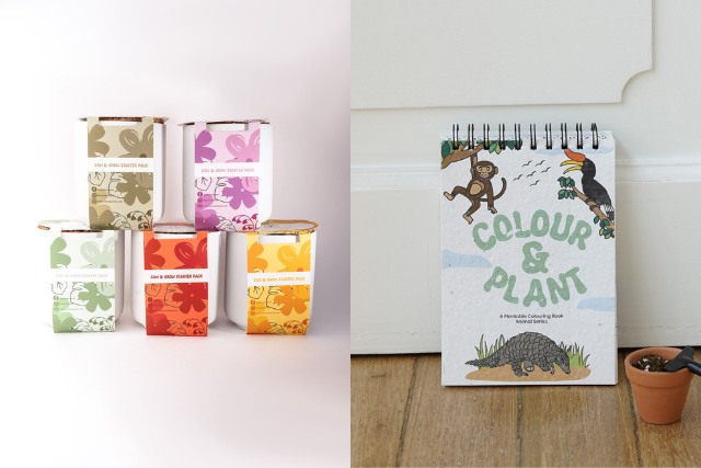 Purple & Pure Plantable Colour Book Singapore Zoo edition